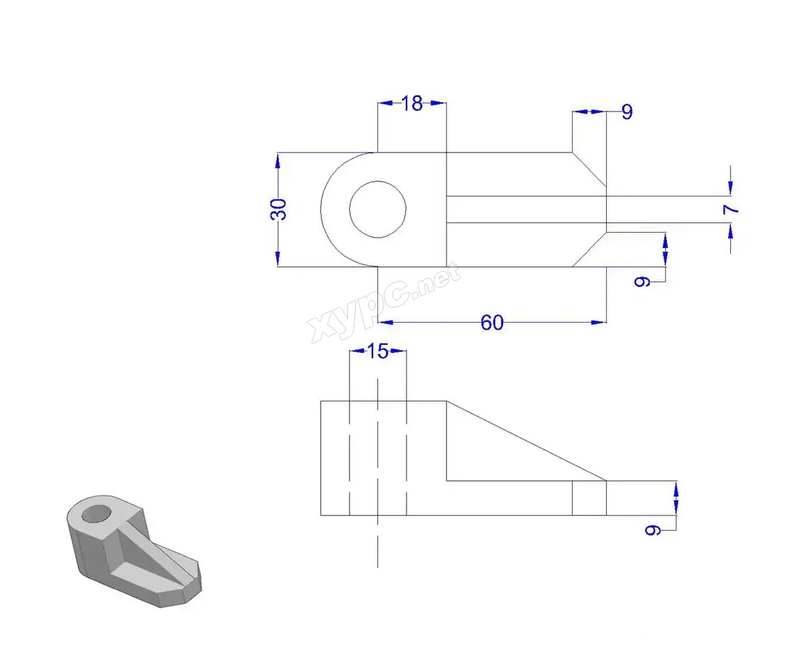 SolidWorks基础练习题 第115题