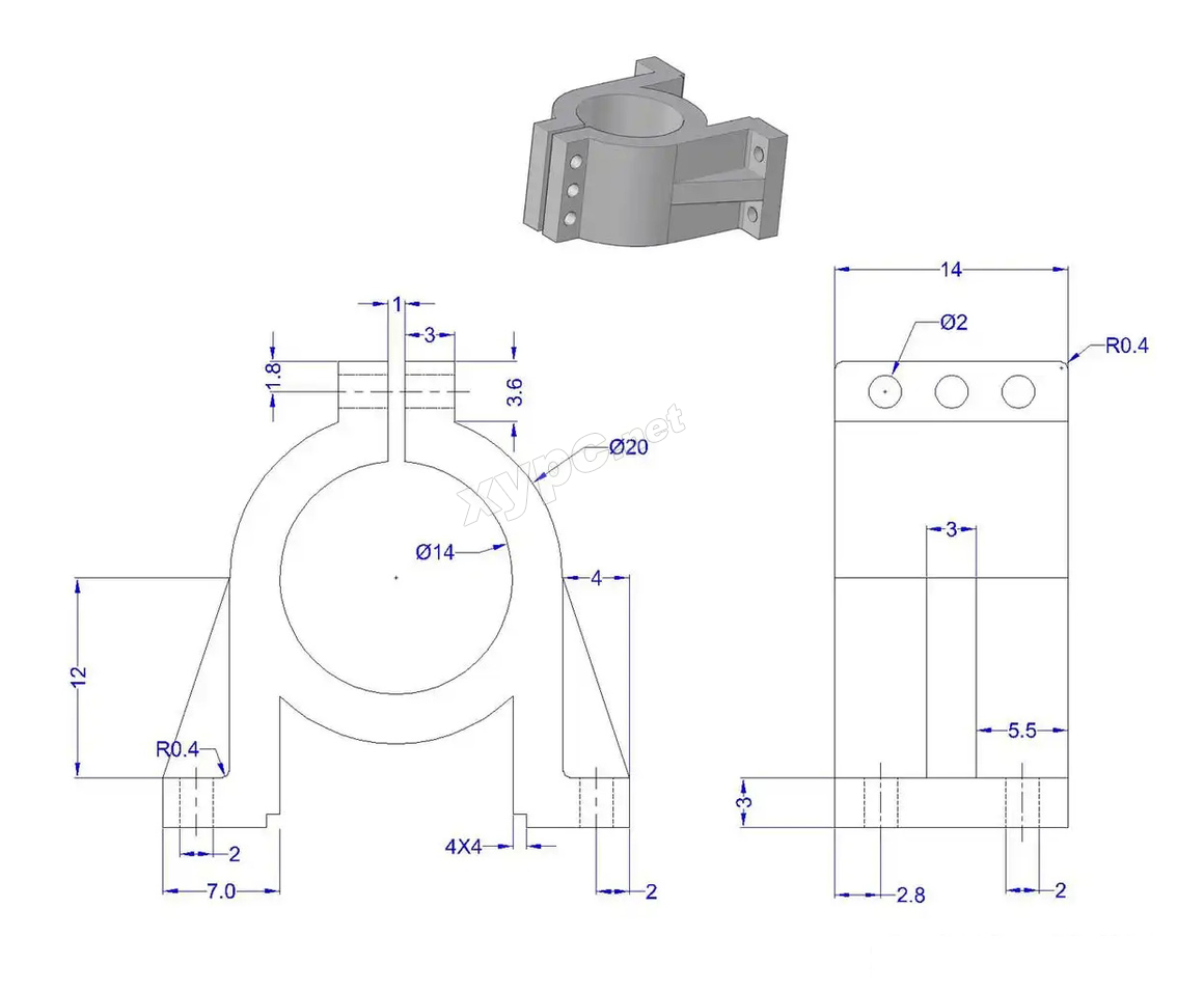 SolidWorks基础练习题 第133题