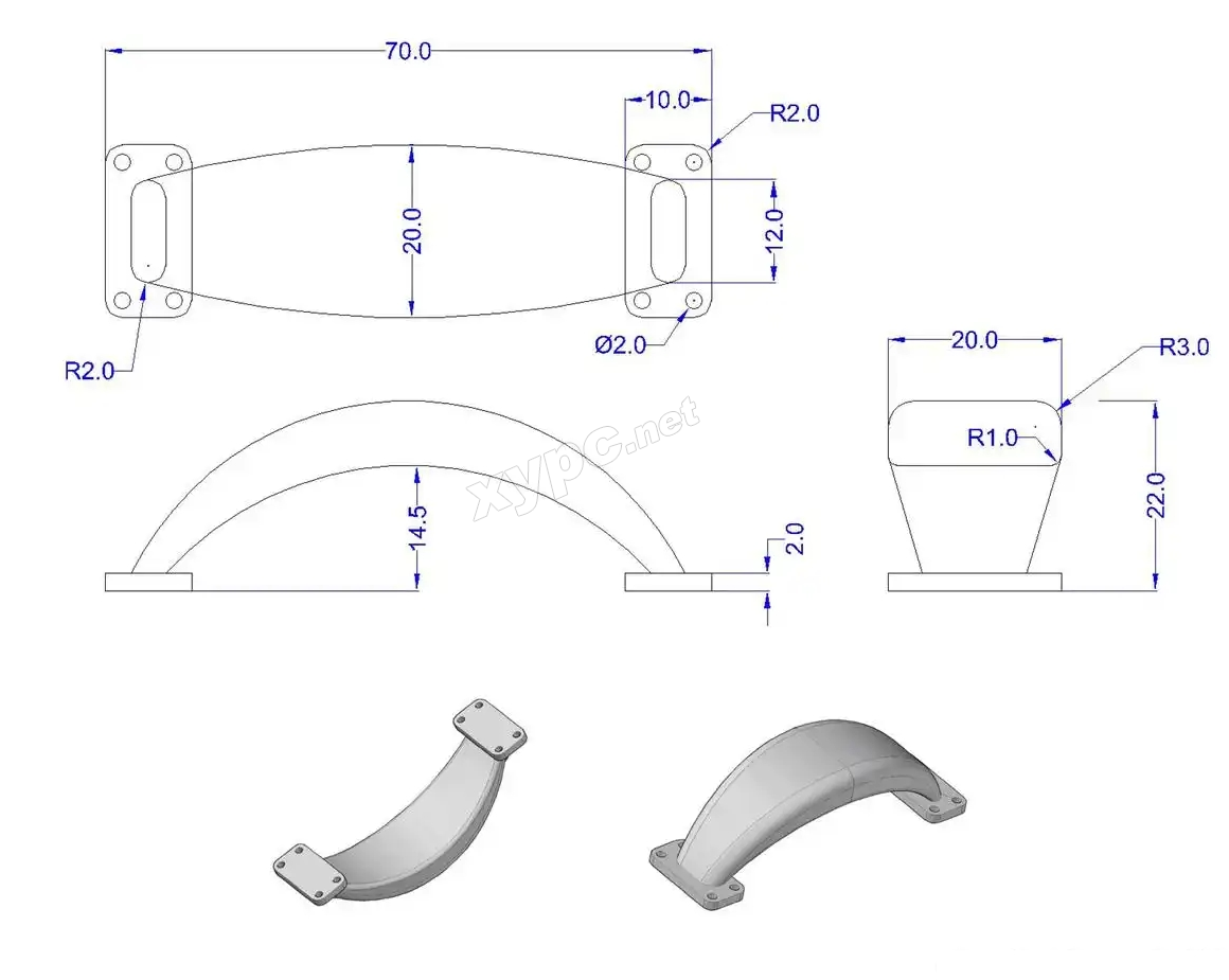 SolidWorks基础练习题 第144题
