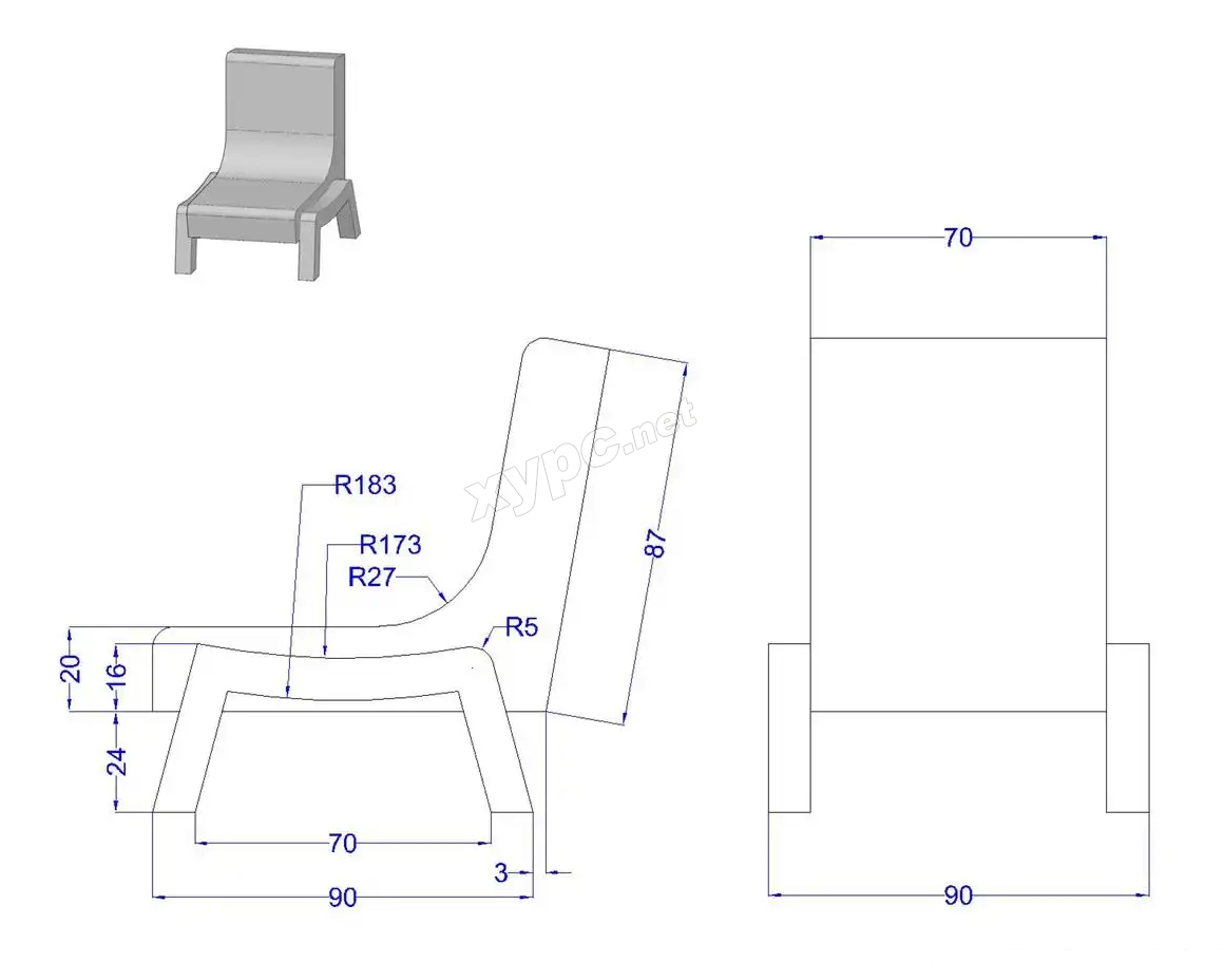 SolidWorks基础练习题 第145题