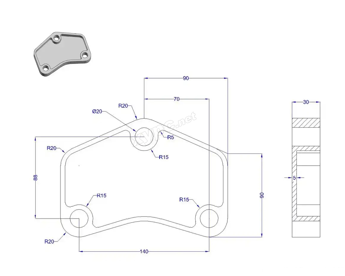SolidWorks基础练习题 第146题