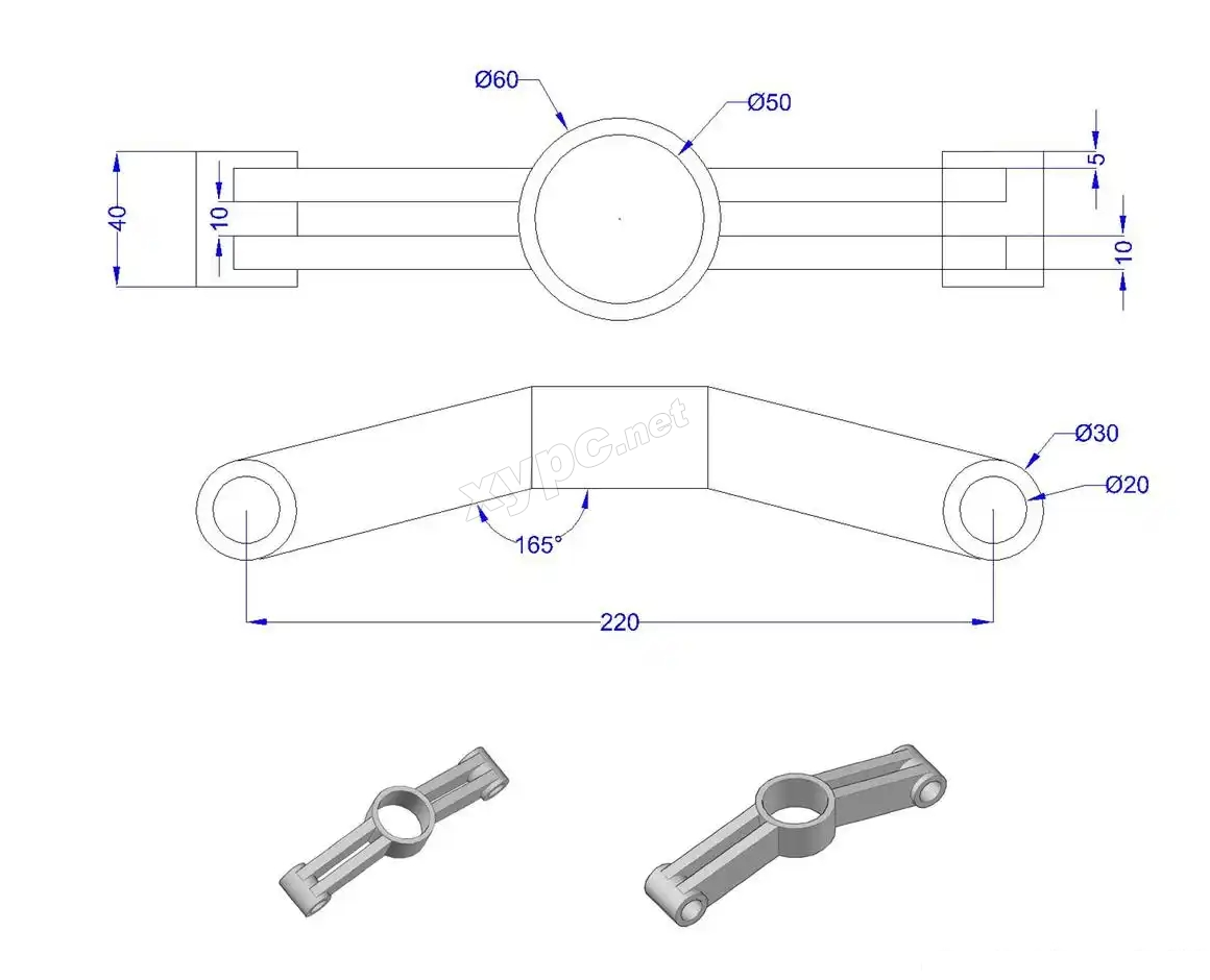 SolidWorks基础练习题 第147题