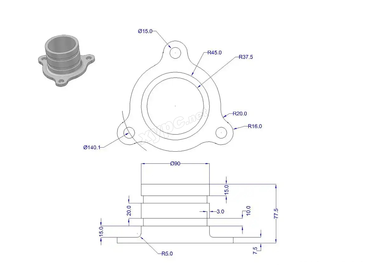 SolidWorks基础练习题 第148题