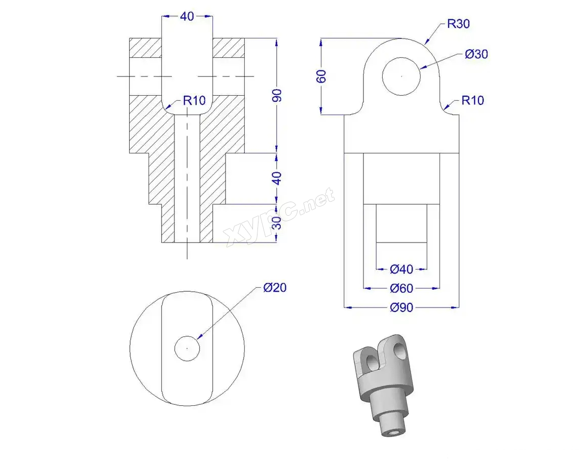 SolidWorks基础练习题 第156题