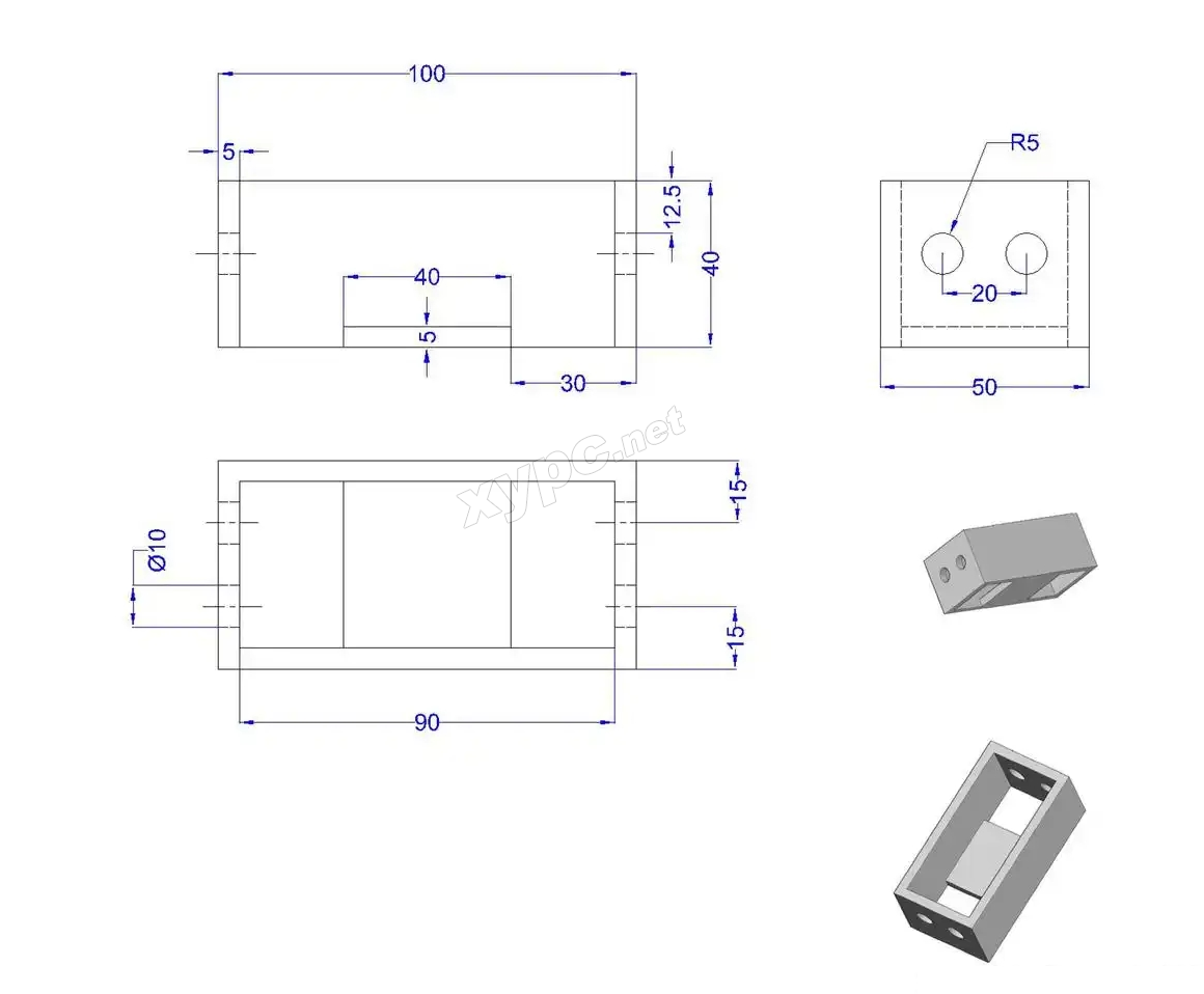 SolidWorks基础练习题 第159题