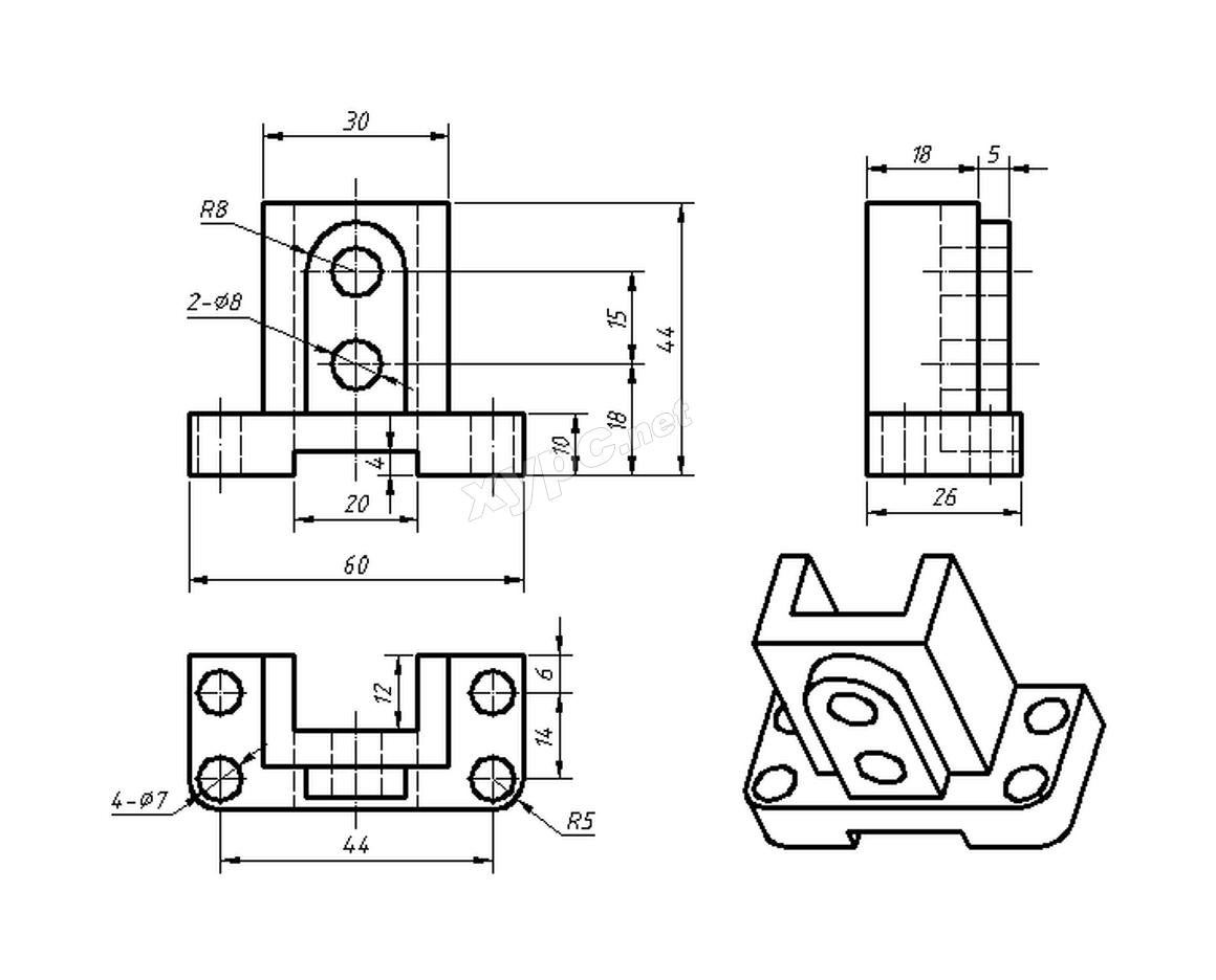 SolidWorks基础练习题 第162题