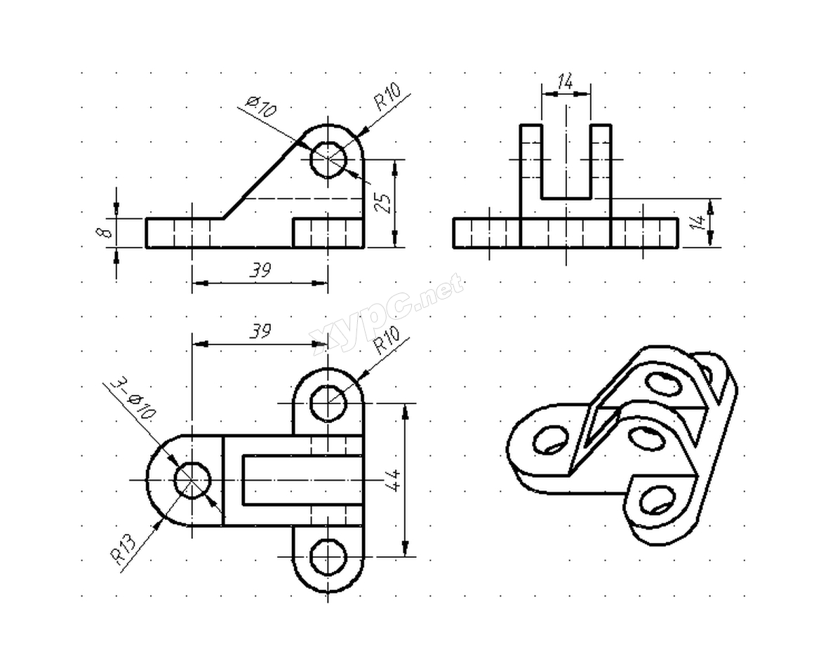 SolidWorks基础练习题 第163题