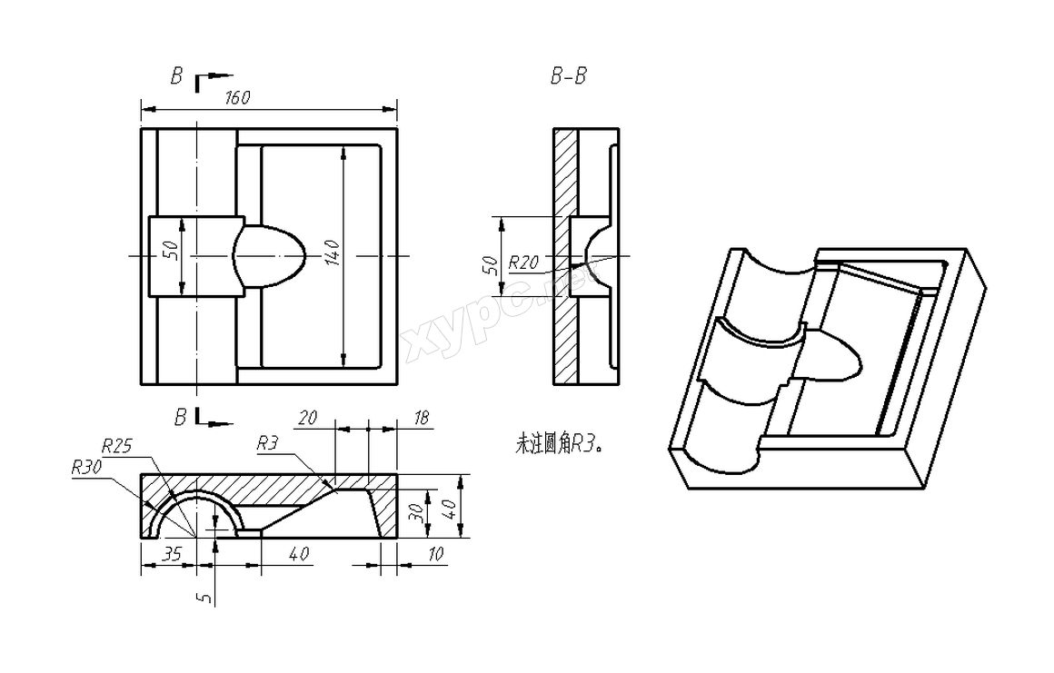 SolidWorks基础练习题 第179题