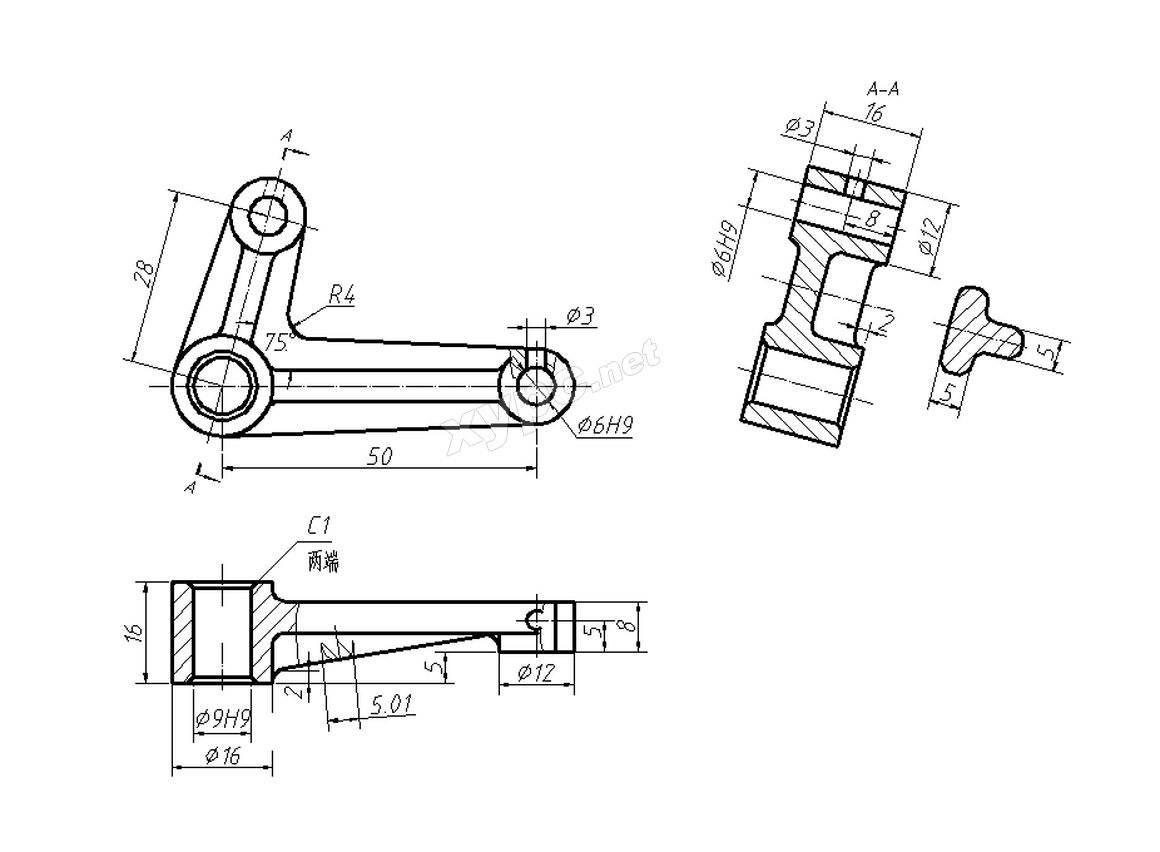 SolidWorks基础练习题 第182题