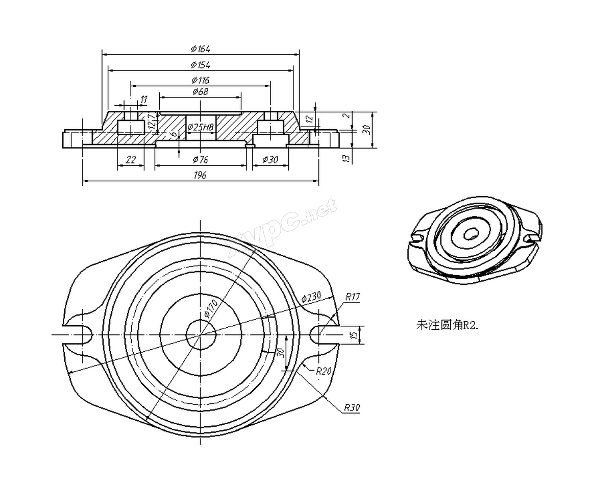 SolidWorks基础练习题 第183题