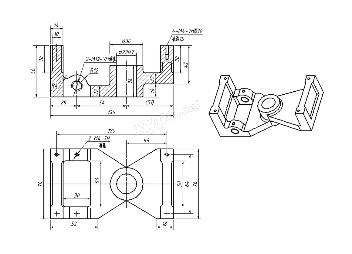 SolidWorks基础练习题 第184题