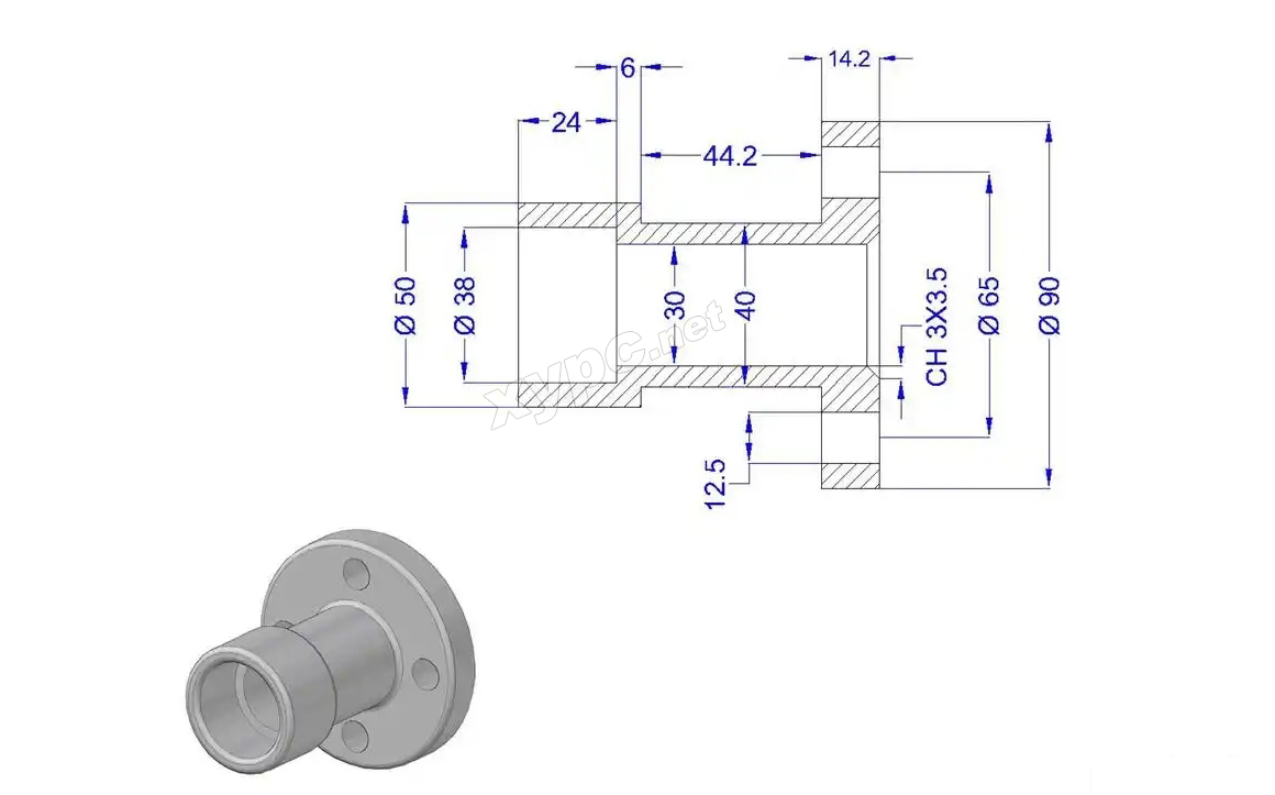 SolidWorks基础练习题 第111题